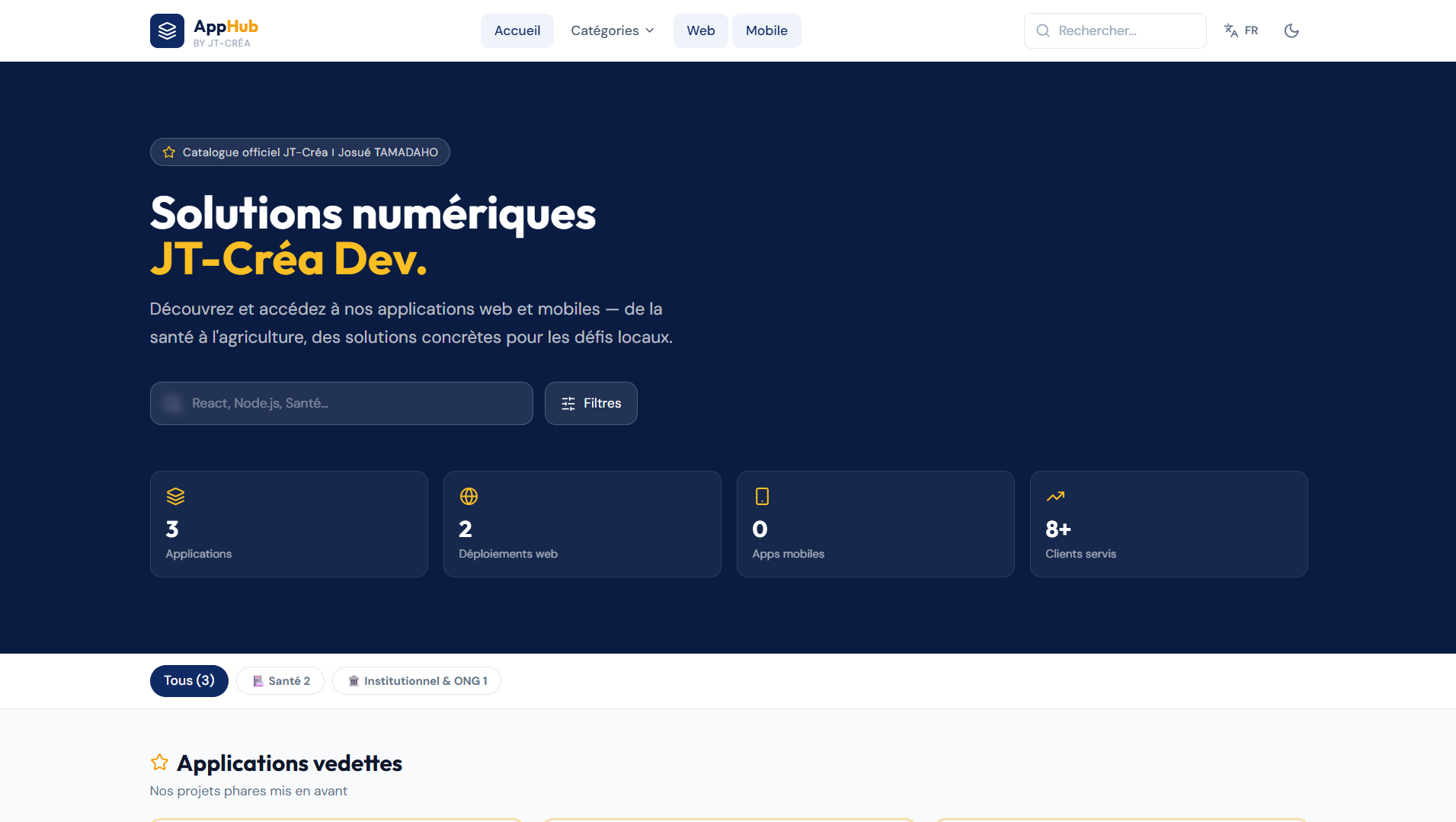 JT-Créa Dev. AppHub